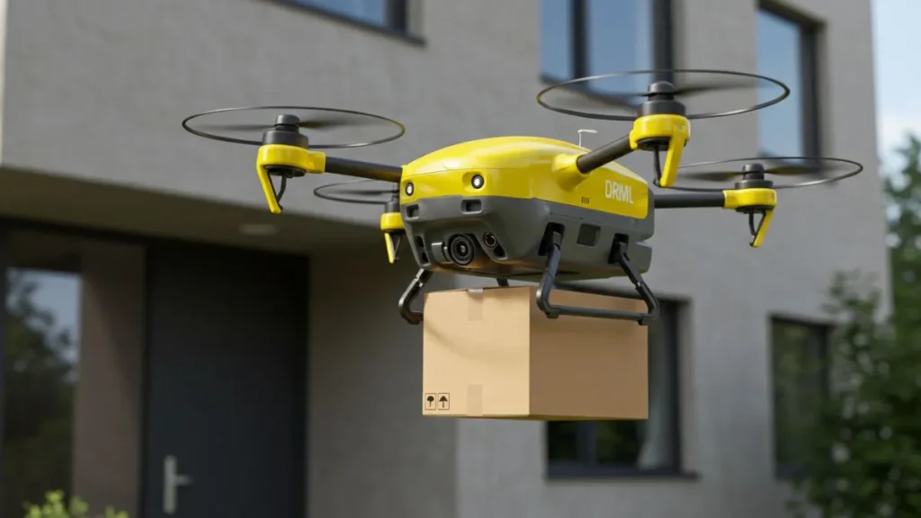 Drones carregadores trabalho simples, rápido e eficiente